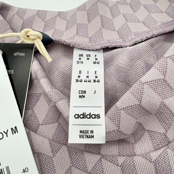 NWT Adidas Women's Med Ultimate365 Tour HEAT RDY Mock Neck Long Sleeve golf polo - Picture 10 of 15